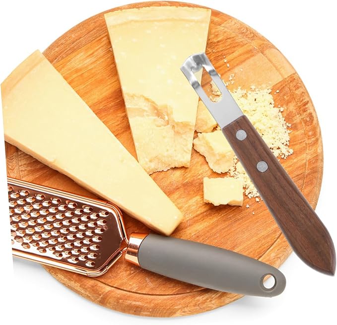 ABOOFAN 2Pcs Stainless Steel Zester Grater Handheld Cheese and Vegetable Slicer for Kitchen for Grating Lemon and Fruits Homes and Restaurants