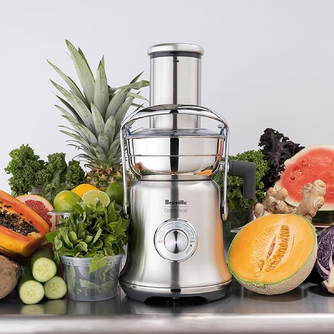 Breville Commercial CJE830BSS1BNA1 Juice Fountain XL Pro Centrifugal Juicer Machine, 70 oz Jug, Brushed Stainless Steel
