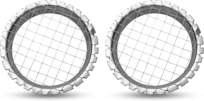 Egg Dicer for Hard Boiled Eggs 2 Pcs - Carrot, Potato & Egg Salad Chopper Grid/Slicer - Metal Egg Chopper for Hard Boiled Eggs and Vegetables with Wire Stainless Steel