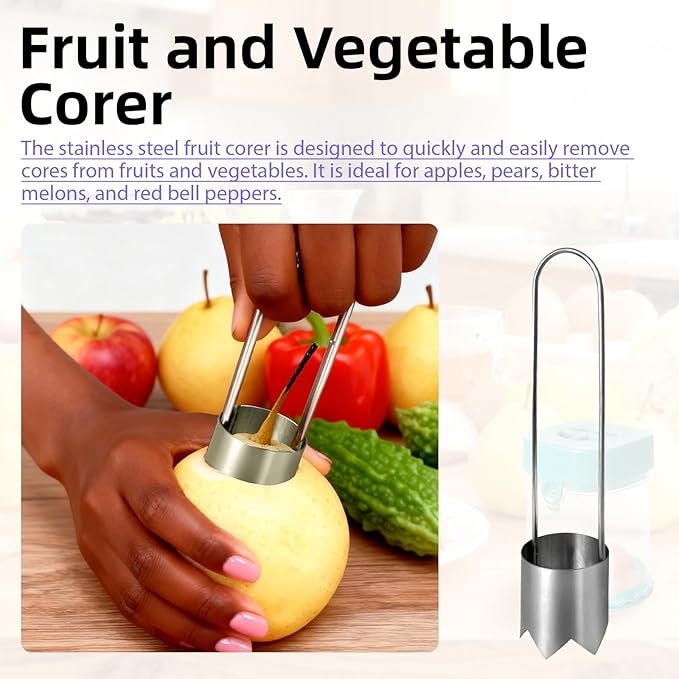 3pcs 3 in 1 Fruit Slicer Cup, Strawberry Slicer, Vegetable Chopper, Tomato Grape Cutter Cup, Egg Slicers, Quarter Extrusion Fruit Divide with 2 Replacement BaseCutters (Dark Blue)