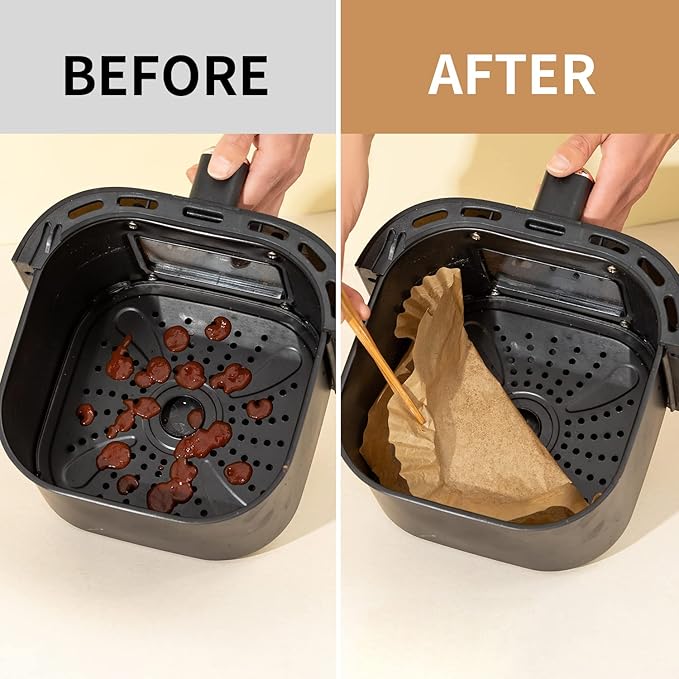 Air Fryer Liners For Ninja Foodi XL Smart FG551 6-in-1 Indoor Grill,100PCS Rectangular Air Fryer Disposable Paper Liner, Ninja Foodi XL Smart Accessories