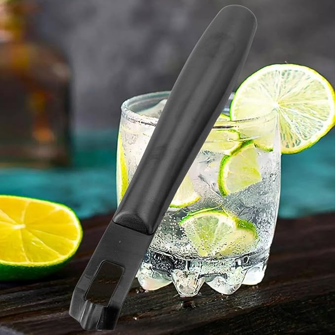 Yosoo Stainless Steel Lemon Peeler Zester, Non Slip Design Multifunctional Kitchen Gadget for Citrus Fruits Carrots (Black)
