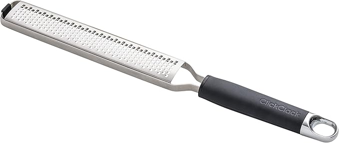 ClickClack 121570 Citrus Zester, 13.5-Inch, Grey