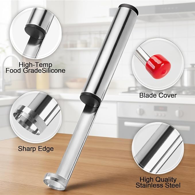 Premium Apple Corer with Ultra Sharp Blade, Effortless Coring for Small Batches and Large Volumes