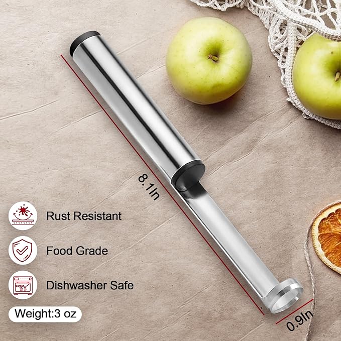 Premium Apple Corer with Ultra Sharp Blade, Effortless Coring for Small Batches and Large Volumes