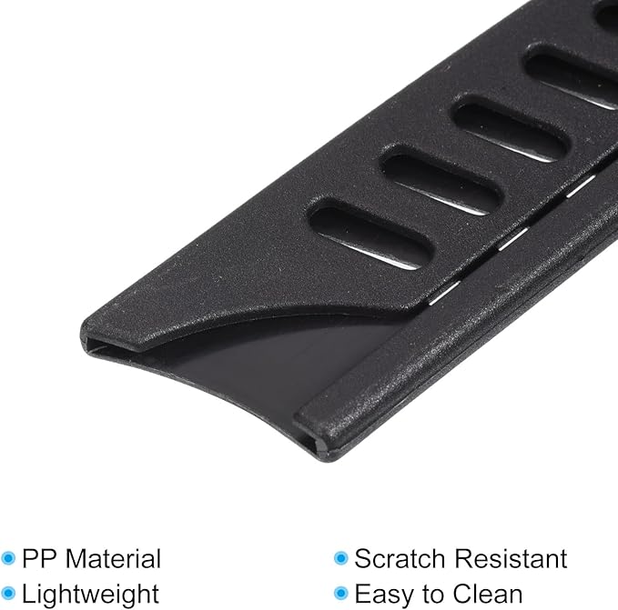 PATIKIL PP Safety Knife Cover Sleeves for 5" Utility Knife, 2 Pack Knives Edge Guard Blade Protector Universal Knife Sheath Portable for Kitchen, Black