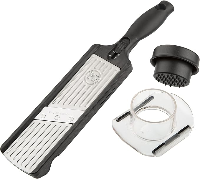 PL8 Professional Thin Slicer – Adjustable Stainless Steel Mandoline for Precision Slicing of Garlic, Radishes, Carrots, Cucumbers, and More