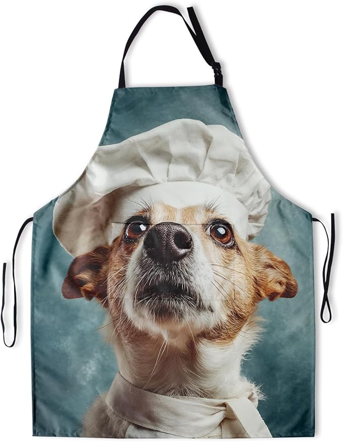 Apron with Pockets Aprons for Women Men Kitchen Chef Apron for Cooking Gardening Server Waitress Painting