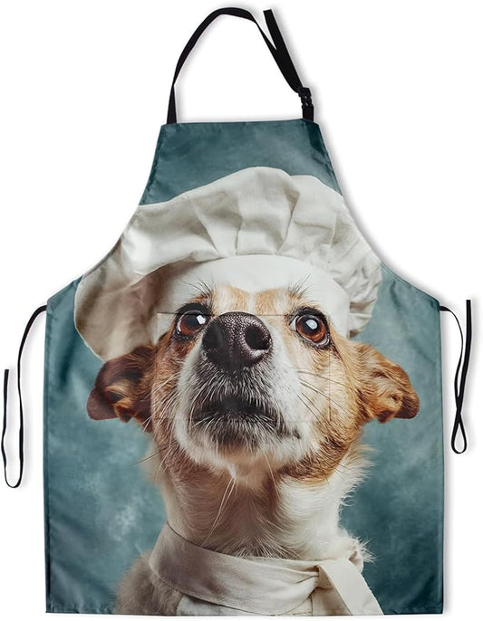 Apron with Pockets Aprons for Women Men Kitchen Chef Apron for Cooking Gardening Server Waitress Painting
