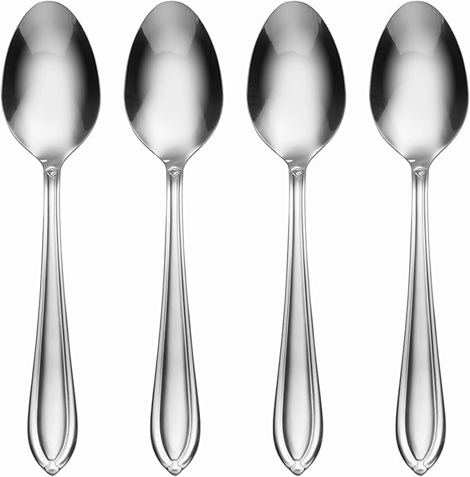 Hampton Forge Ginger 4 Pc Dinner Spoons, 0.35 LB, Metallic