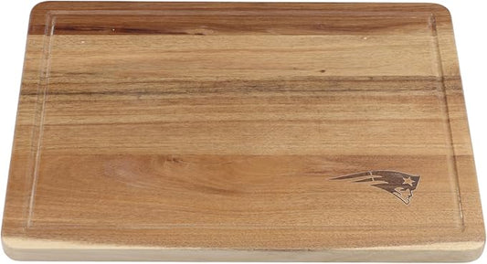 The Memory Company Officially Licensed NFL Acacia Cutting Board – 11.7" x 15.7" Durable Wood Chopping & Serving Board with Team Logo