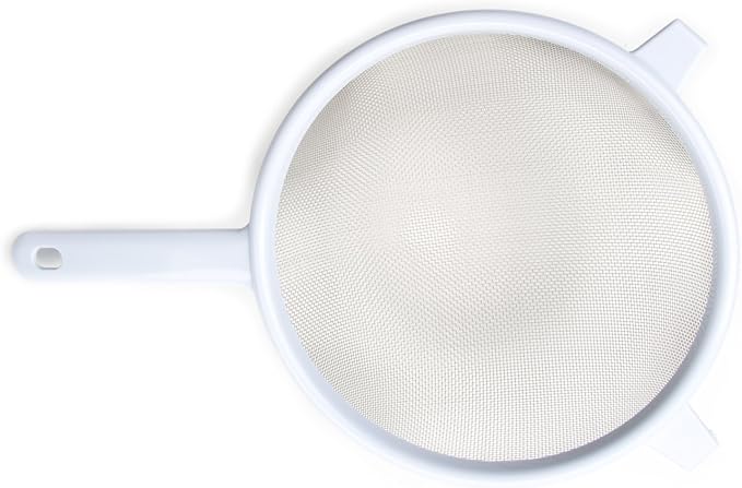 Fox Run Stainless Strainer, 8in, White