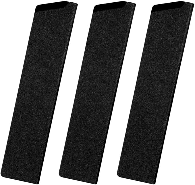 XYJ 3pcs/set Safety Sheath Sleeves,Universal Edge Guards For 10'' Kitchen Knife,Black ABS Knife Cover Case,Blade Guard Protectors,Chef Knives Covers or Sleeve
