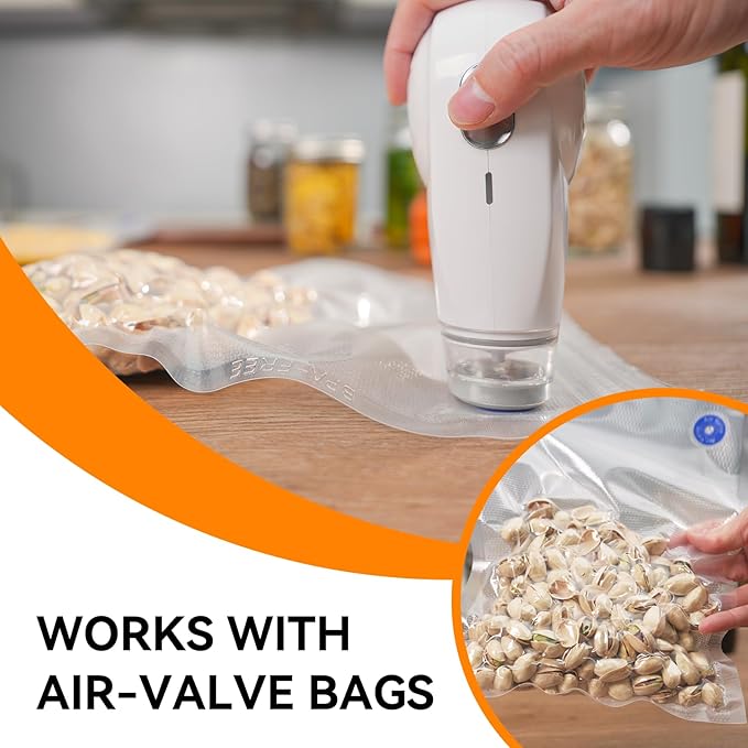Electric Vacuum Sealer Kit, All in One for Mason Jars, Bags, and Wine Bottles, ideal for food storage, beverage saver, meal prep, pickling and preserving