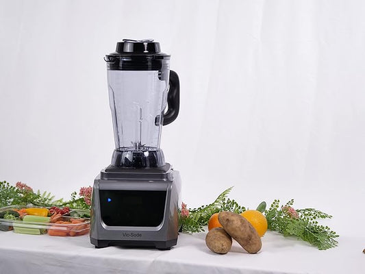 Vic-Sode Professional Blender for Kitchen Food Prep, Shakes, Juice, and Smoothies, High Performance Commercial Power with 5L Capacity, Digital