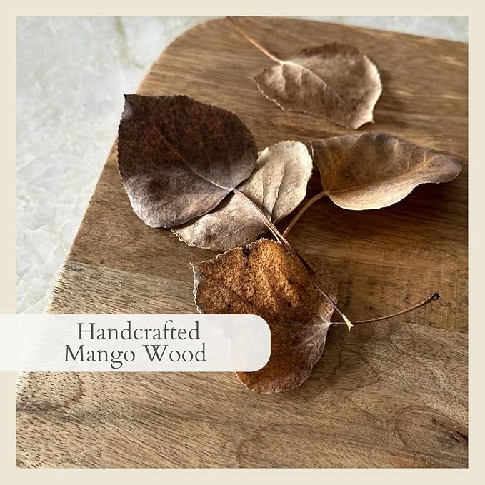 CG Hunter Wood Cutting Board 24x13 Handmade Serving & Chopping Board Paddle with Handle, Premium Home Decor Wooden Cutting Boards for Kitchen Display & Chopping, Light Wood