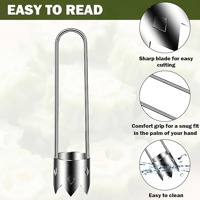 1 Pcs Red Bell Pepper Seed Corer,Pepper Corer,For Removing Fruit Vegetable Cores,Kitchen Gadget