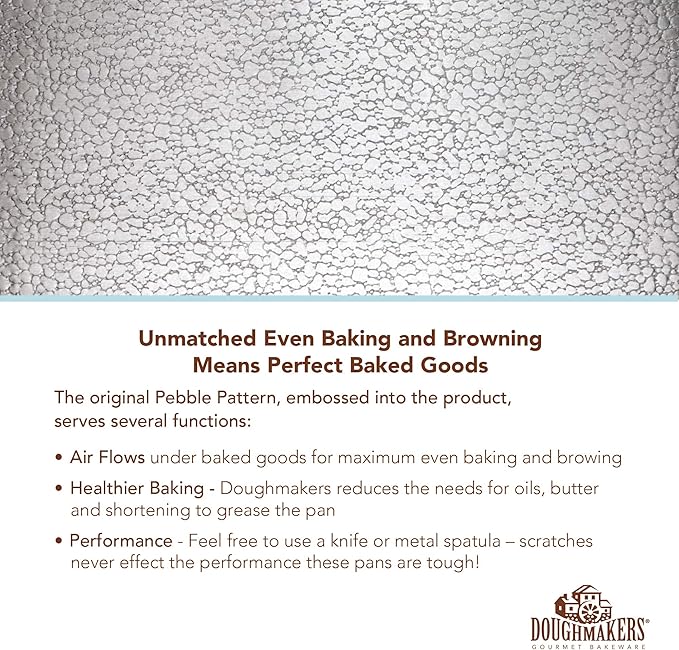 Doughmakers Loaf Pan Commercial Grade Aluminum 8.5" x 4.5"