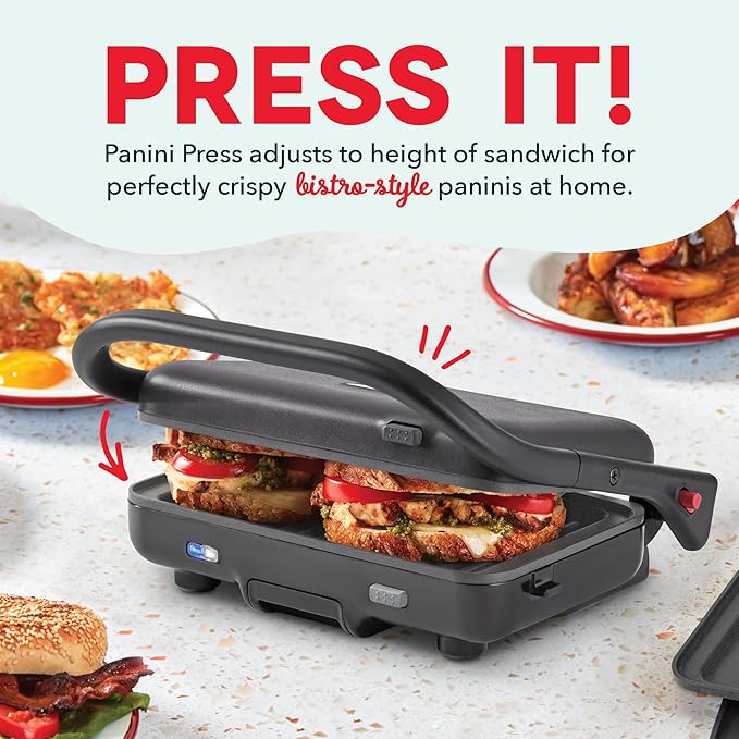 MultiMaker® Flex Press Grill System, Grill + Waffle, Removable Plates - Graphite