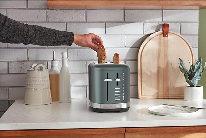 KitchenAid 2 Slice Automatic Toaster with Extra Wide Slots KMT2109JP, Juniper