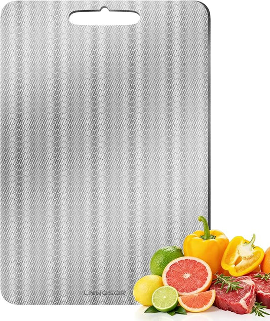 Titanium cutting board for kitchen 2026 New Scratch Resistant,Double-Sided Non-Toxic titanium cutting boards for kitchen for kitchen Meat, Vegetables andFruits,Dishwasher Safe（14inch*10inch）