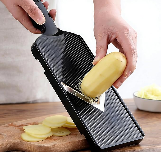 Generic Cabbage Slicer,Large Cabbage SlicerFluffy Shop Finish,for Ultra-Thin Julienne in Time,Adjustable Mandoline Food Slicer for Kitchen Wide with Safety Holder, Yeuiba06 (small)