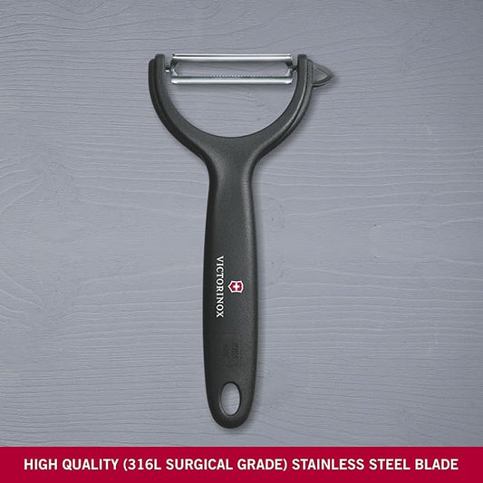 Victorinox VIC-7.6079 Specialty Knives & Tools Peelers Universal Micro-Serrated Black
