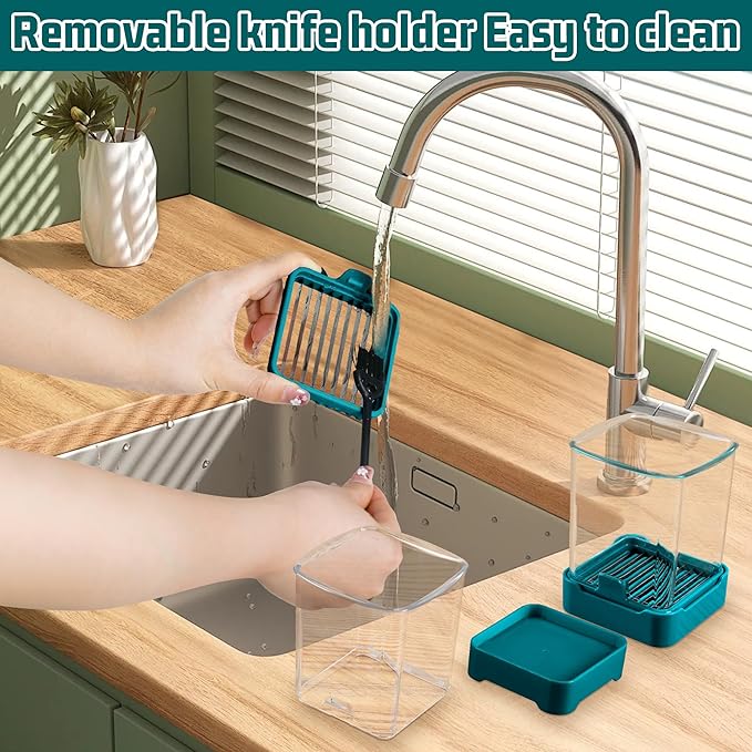 3-in-1 Strawberry Banana & Egg Slicer Cup | Detachable Fruit Cutter with Push Plate for Effortlessly Safe Slicing | Quick Meal Prep & Snacks Kitchen Gadget (Blackish green)