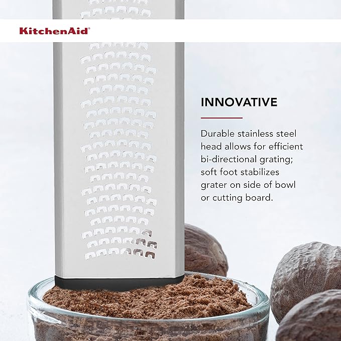 KitchenAid KE321OHOBA Classic Etched Fine Grater, One Size, Black 2