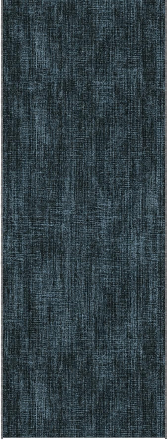 Ottomanson 3-Piece Kitchen Rug Set - Non Slip Runner & Washable Mat - 1'11" x 3' + 1'11" x 4' + 1'11"' x 5' - Durable, Stain Resistant for Entryway, Bedroom and Bathroom, Solid Charcoal Navy