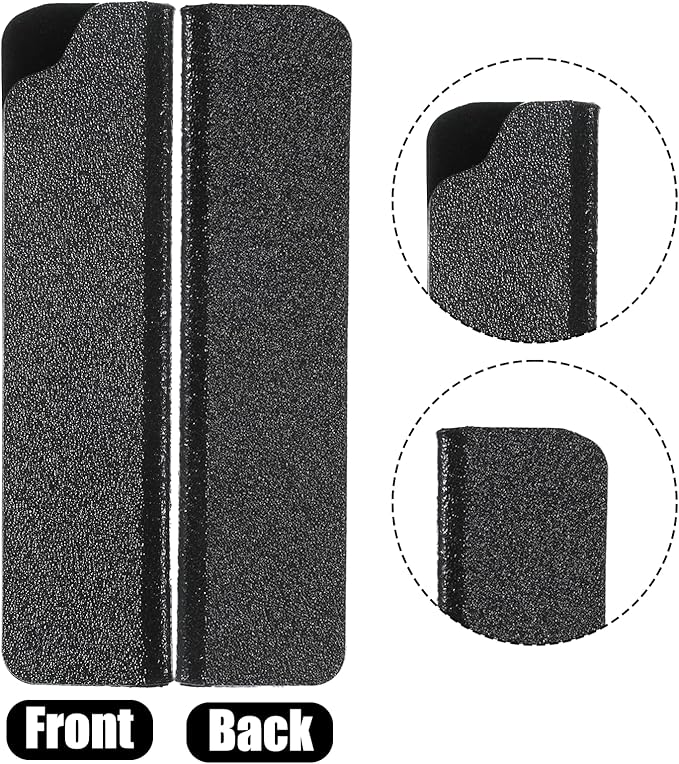 3 PCS Paring Knife Cover 3.5'' Paring Knife Sheath Fruit Knives Edge Guards Plastic Kitchen Blade Sheath Kit Covers with Felt Lining Blade Protectors (Black)