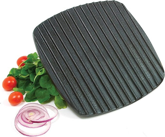 Norpro Italian Panini Sandwich Press And Steak Chicken Grill Cast Iron New 8.5 inch