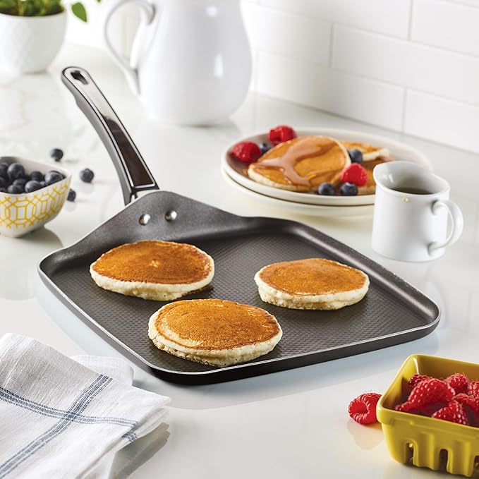 Farberware - 21745 Farberware High Performance Nonstick Griddle Pan/Flat Grill, 11 Inch, Black