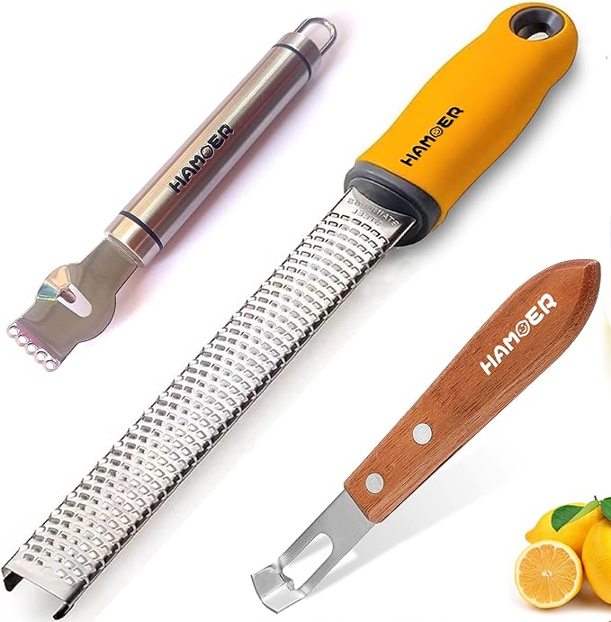 Bundle of channel knife and zester grater tool set