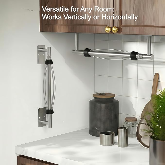 FORIOUS Paper Towel Holder Under Cabinet, Single Hand Operable with Adjustable Damping for Easy Tear, Adhesive or Drill Wall Mount,304 Stainless Steel Commercial Paper Towel Holder for Kitchen, Silver