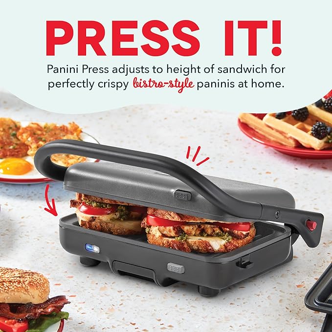 MultiMaker® Flex Press Grill System, Grill + Griddle, Removable Plates - Forged Iron