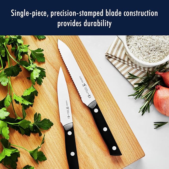 HENCKELS Dynamic Razor-Sharp 12-Piece Knife Set, Chef Knife, Bread Knife, Steak Knife, German Engineered Informed by 100+ Years of Mastery