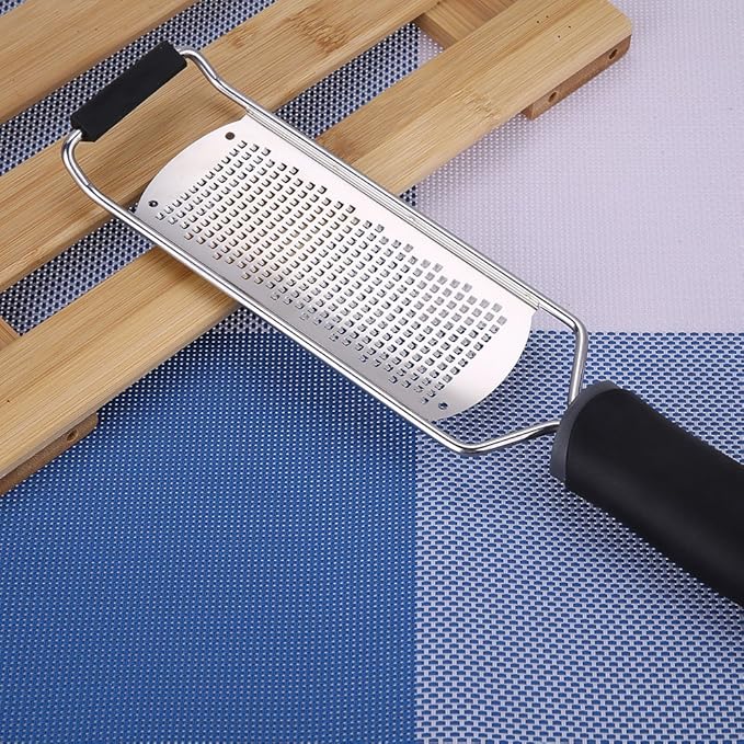 Stainless Steel Lemon Zester And Cheese Grater Multi Purpose Kitchen Tool For Fruit Chocolate Ginger