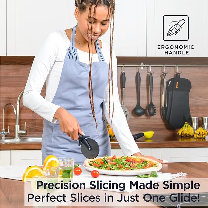 Deiss PRO Citrus Zester & Cheese Grater and Deiss Lux Heavy Duty Pizza Cutter
