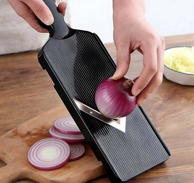 Generic Cabbage Slicer,Large Cabbage SlicerFluffy Shop Finish,for Ultra-Thin Julienne in Time,Adjustable Mandoline Food Slicer for Kitchen Wide with Safety Holder, Yeuiba06 (small)