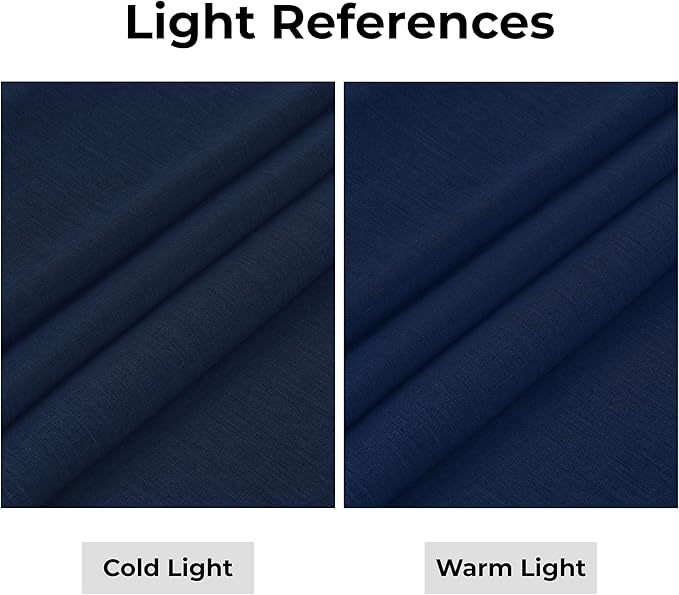 D'Moksha Homes Linen Navy Blue Table Runner 72 Inches Long - 100% Pure Linen Hemstitch Table Runner 14 x 72 Inch for Dresser, Dining, Easter - Classic Hemstitch