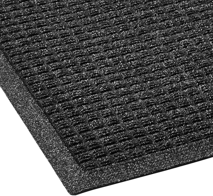 Hudson Exchange (22"x60", Charcoal) Waterhog Fashion Runner Floor Mat