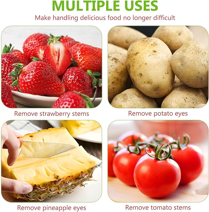 Strawberry Huller Stem Remover, Strawberry Corer Huller, Fruit Corer Tool, Kitchen Gadgets (2)