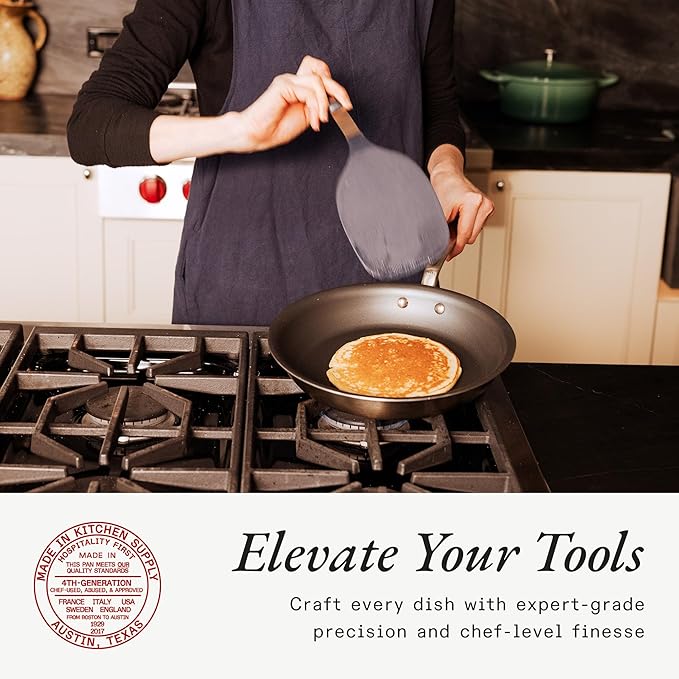 Made In Cookware - Rubber Spatula - Harbour Blue - Versatile Kitchen Essential - Dishwasher Safe