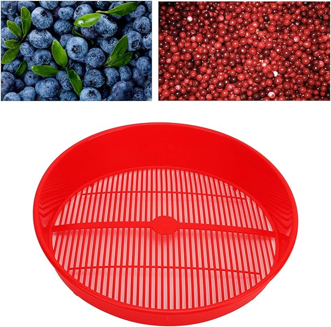 Fruit Vegetable Washing Food Strainers, Plastic Blueberry Sieve Washing Sieve Strainer Basket Plastic Fruits and Vegetable Washing Basket for Pasta, Spaghetti, Berry, Salads