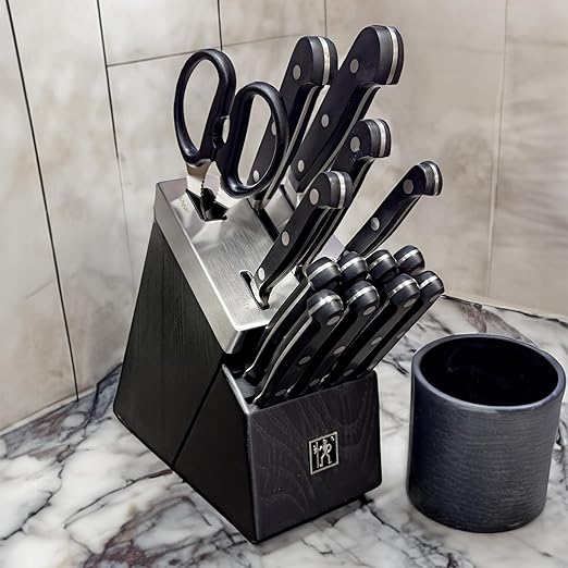 HENCKELS Classic 15-pc Self-Sharpening Knife Block Set