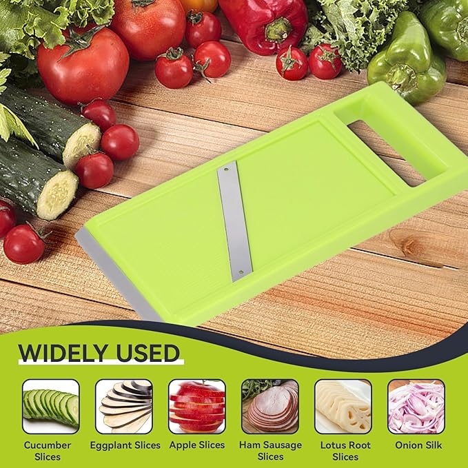 Manual Kitchen Slicer - Handheld Food Slicer for Vegetables, French Fries, Potatoes and Chips