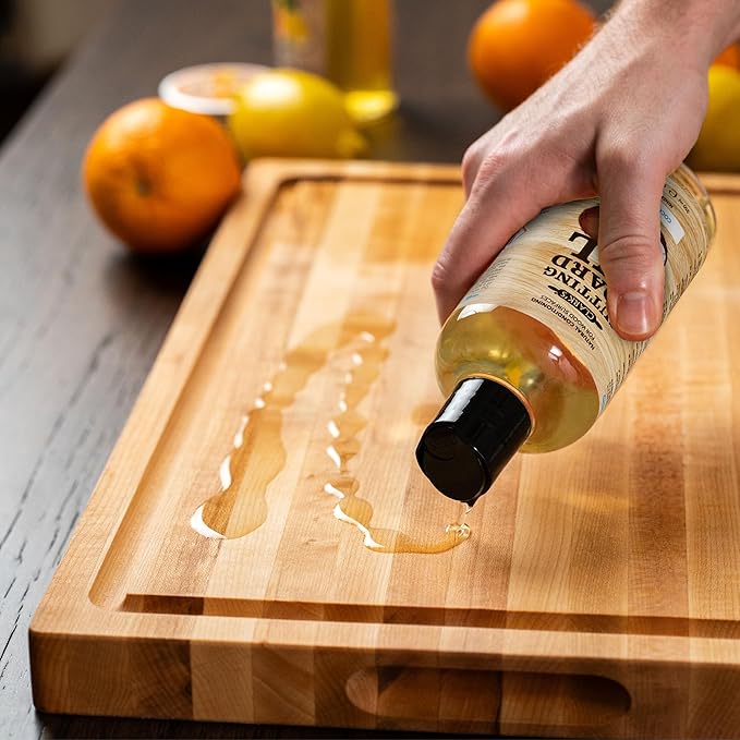 CLARK'S Cutting Board Oil - Food Grade Mineral Oil for Cutting Board - Coconut Extract