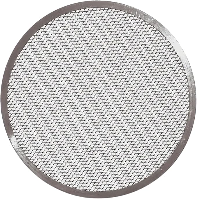 Fonteme 17-inch Aluminum Pizza Screen | Commercial Grade Pizza/Baking Screen for Oven | Pizza Baking Tray for Home And Restaurant | Round, Aluminum, 17-inch [1PK]