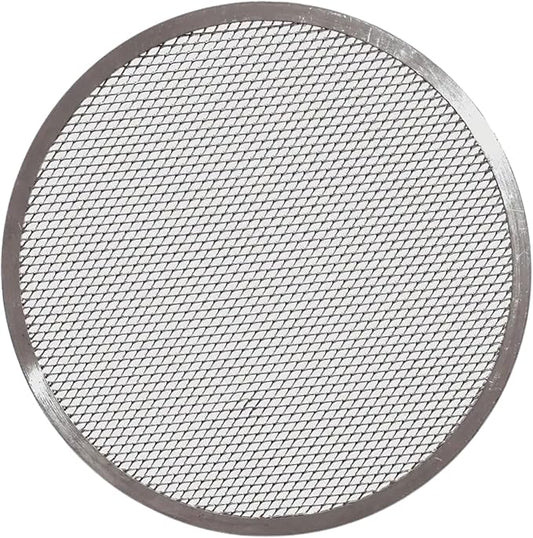 Fonteme 17-inch Aluminum Pizza Screen | Commercial Grade Pizza/Baking Screen for Oven | Pizza Baking Tray for Home And Restaurant | Round, Aluminum, 17-inch [1PK]